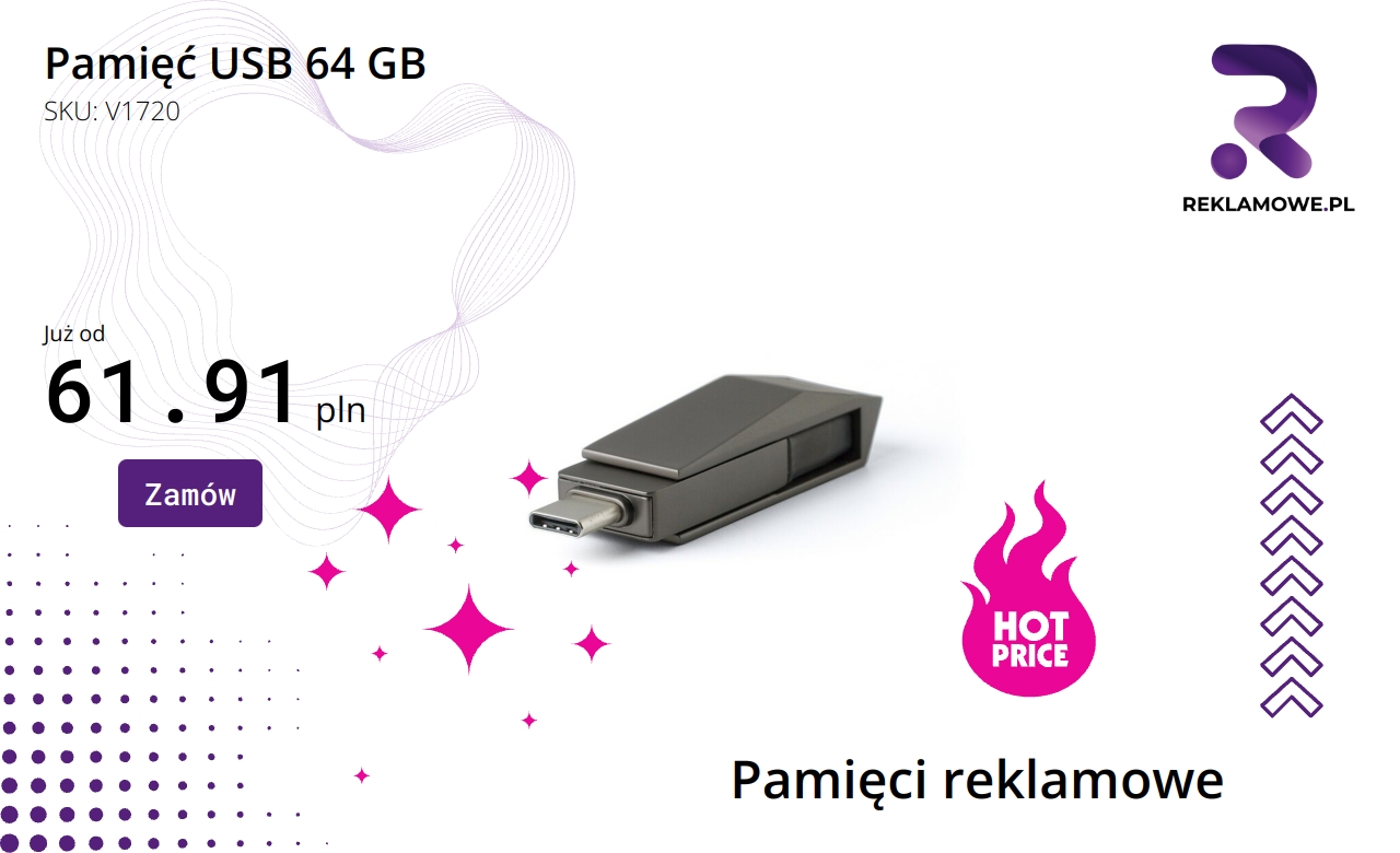 Pamięć USB o pojemności 64 GB