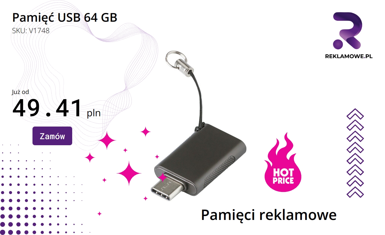 Pamięć USB o pojemności 64 GB