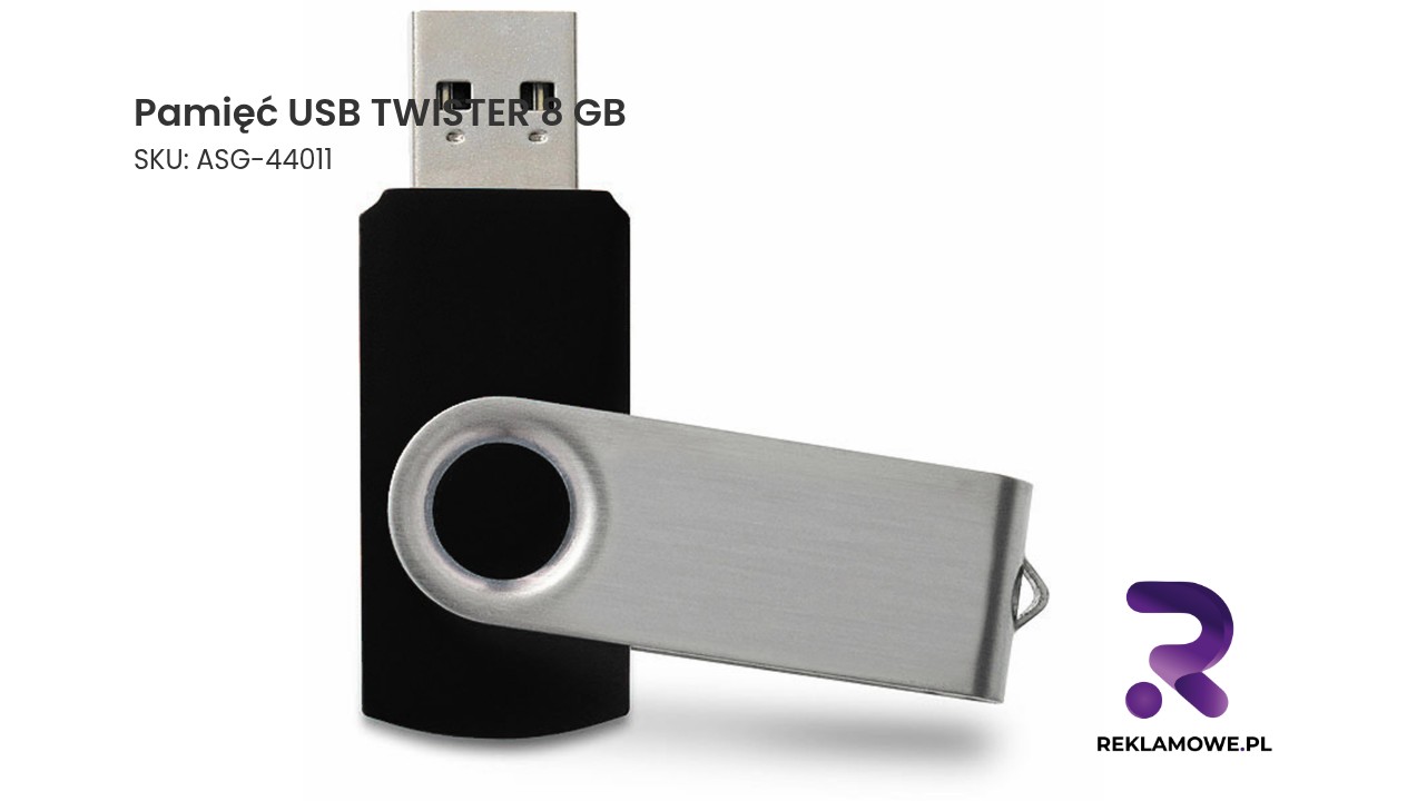Pendrive Twister 8GB z obrotową obudową