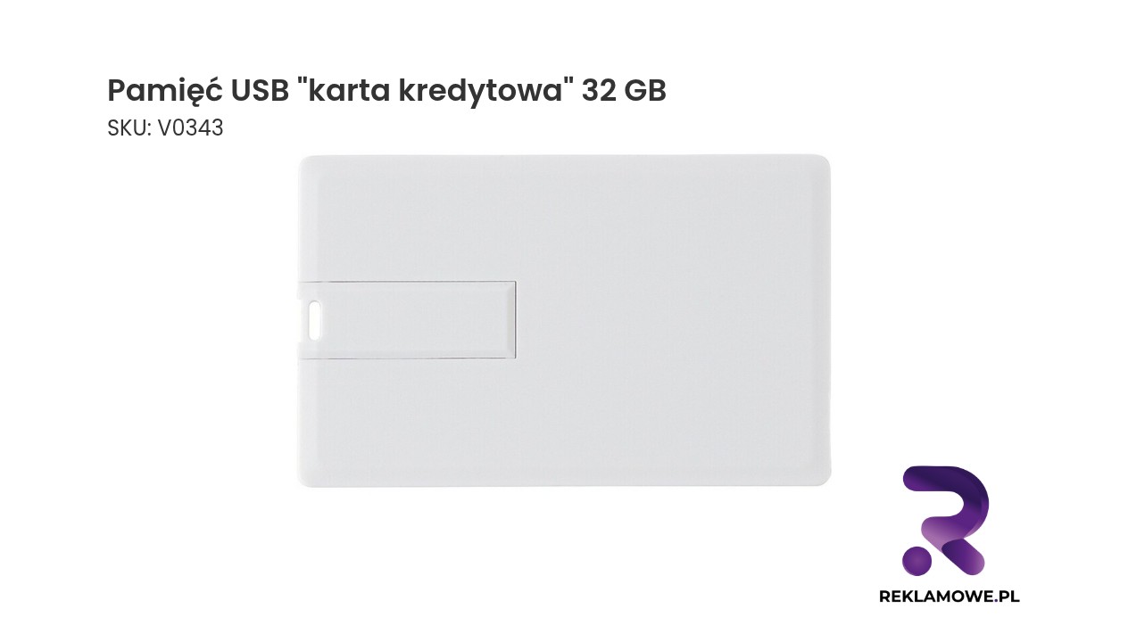Pamięć USB w formie karty kredytowej