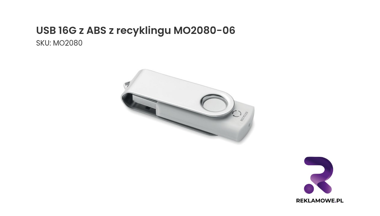 USB 16 GB z recyklingowanego ABS